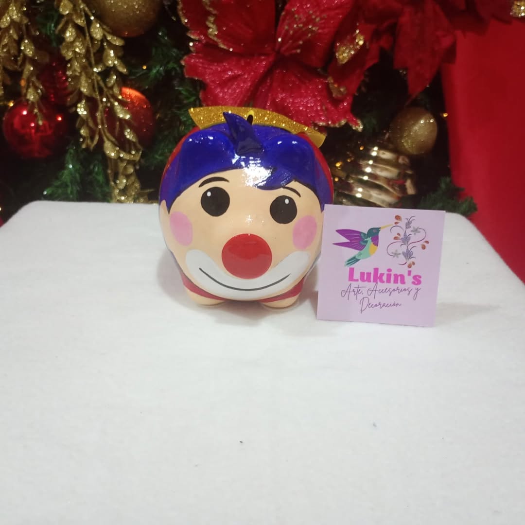 Alcancía Azul Personalizada