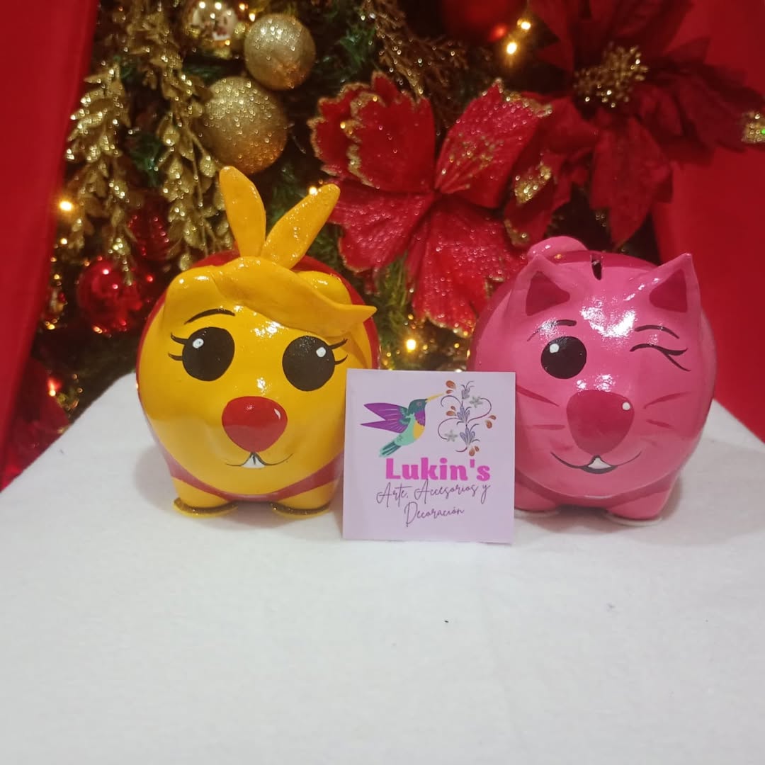 Alcancía Dorada Vintage